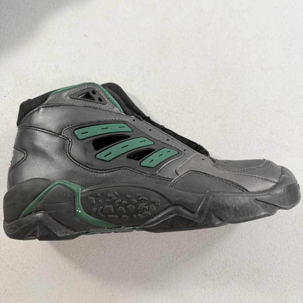 Vintage 1993 Adidas Streetball 2 Men's Basketball Shoes Black Green Size 9.5 - Picture 8 of 16